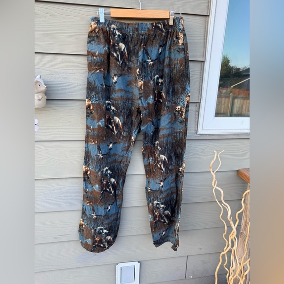 Brown and Blue pajamas pants - Picture 4 of 6